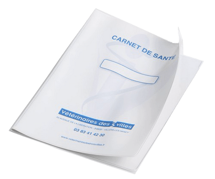 protection en plastique carnet, housse